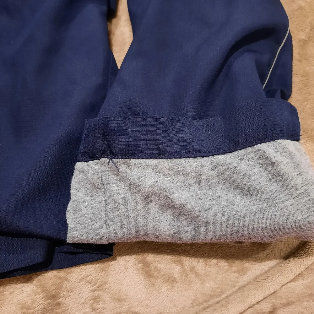 The Children's Place Navy Blue Jogger Sweatpants with White Piping